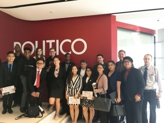 Students visited POLITICO