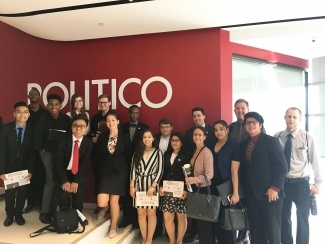 Students visited POLITICO
